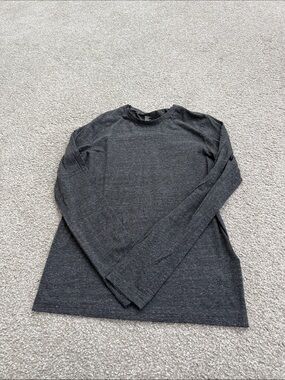 H&M Heather Charcoal Long Sleeve Crewneck